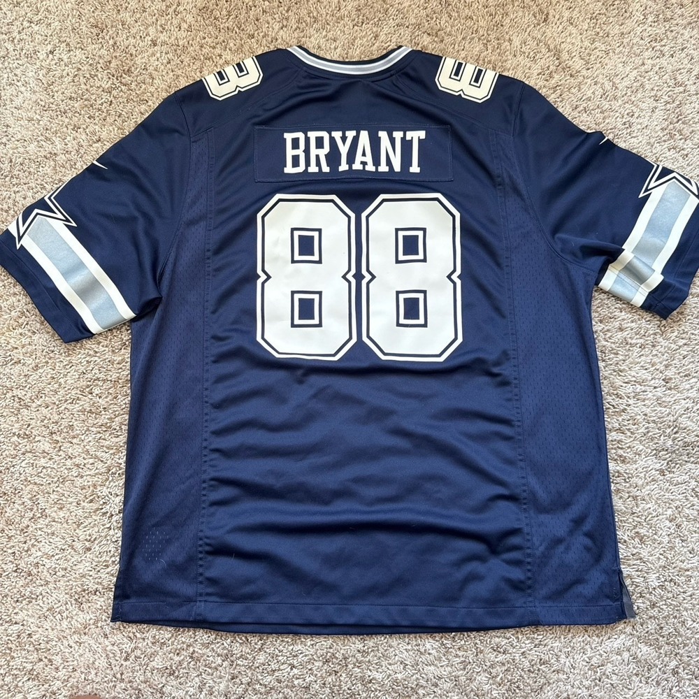 Nike NFL Dallas Cowboys Dez Bryant #88 On-Field Jersey Navy Blue Men's Size XXL
